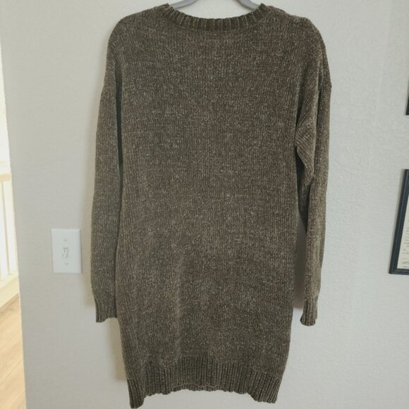 NWT | FOREVER 21 | Green Soft Long Sleeve Knit Sweater Dress | Small - Picture 3 of 3